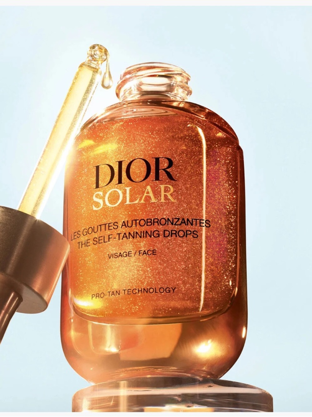 Dior Solar The Self-Tanning Drops for Face and Neck NWT